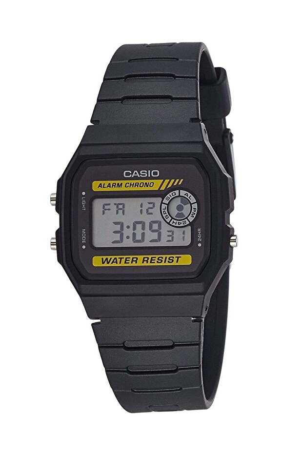 Men's Silicone Digital Wrist Watch F-94WA-9DG - 40 mm - Black