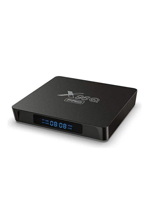 جهاز X96Qpro Android 4K UHD TV Box مزود بذاكرة وصول عشوائي 2 جيجابايت وذاكرة تخزين داخلية 16 جيجابايت