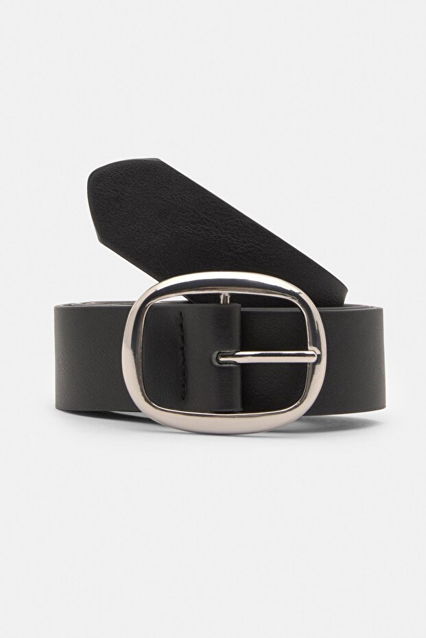 Yuvarlak tokalı kemer - 1