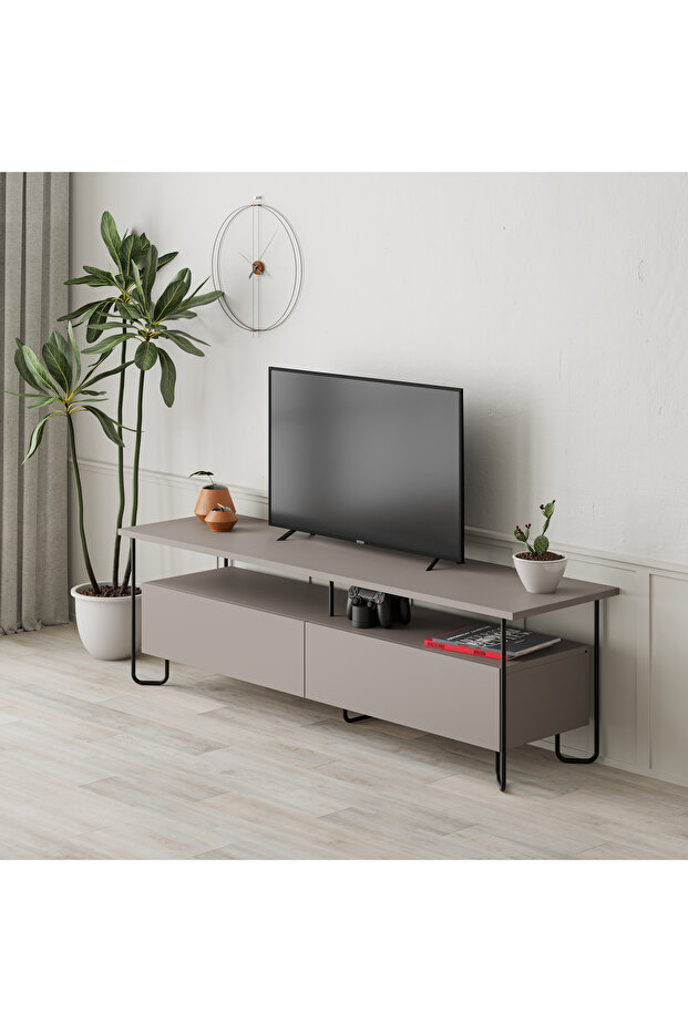 Mourah Cornea Tv Stand Up To 60 Inches - Light Mocha