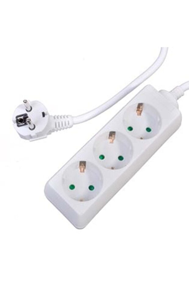 3-socket extension cord with child safety 3000 W - 1