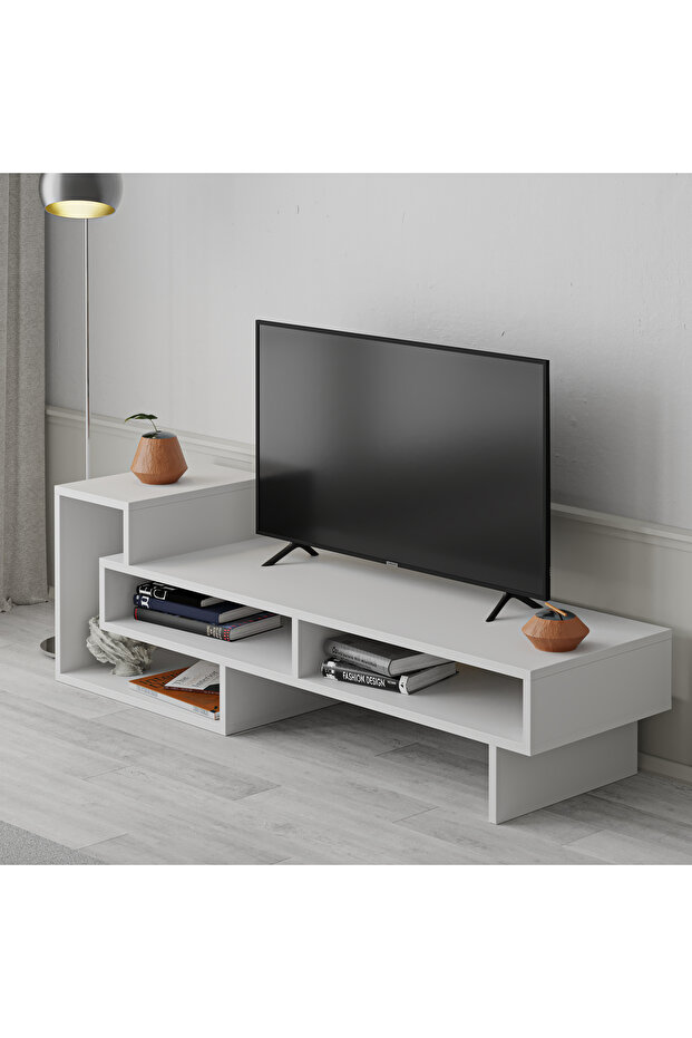 Mourah Tetra Tv Stand Up To 43 Inches - White
