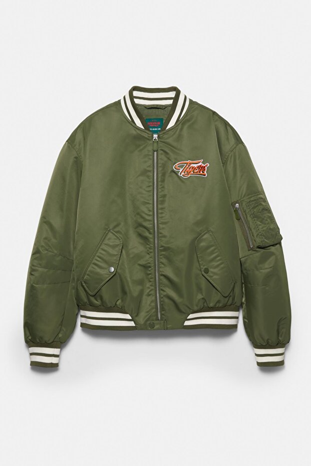 Stranger Things kolej bomber ceket - 6