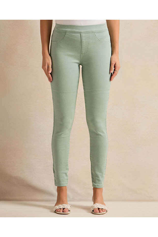 Women Mint Skinny Fit Jegging