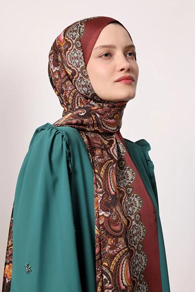 Hint İpeği Şal - 3