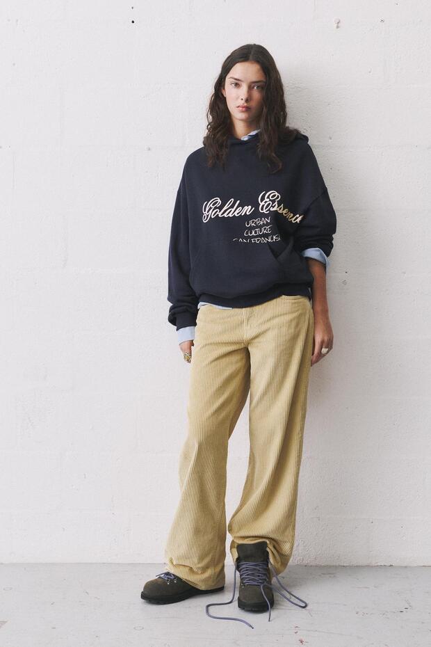 Kapüşonlu Golden Essence sweatshirt - 3