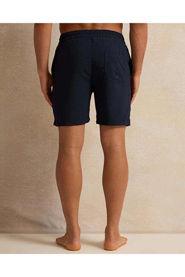 Men Navy Solid Active Shorts - 3