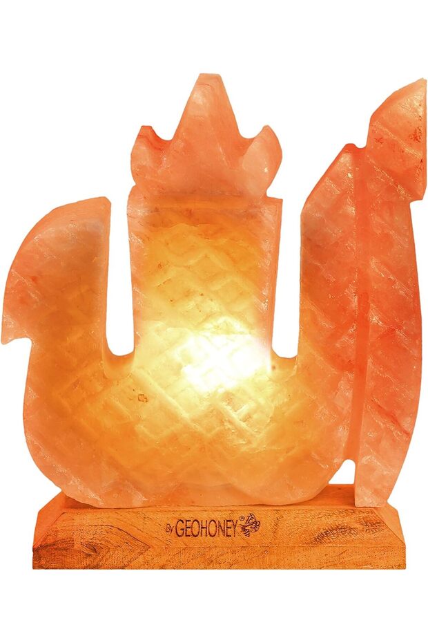 Himalayan Salt Lamp - Allah Name Shape