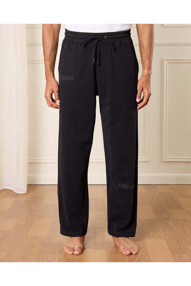Men Black Solid lounge Pants