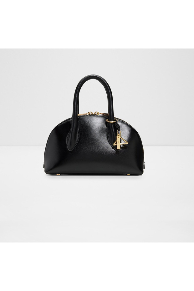Novallie Double Handle Satchel Bag with Zipper and Detachable Strap