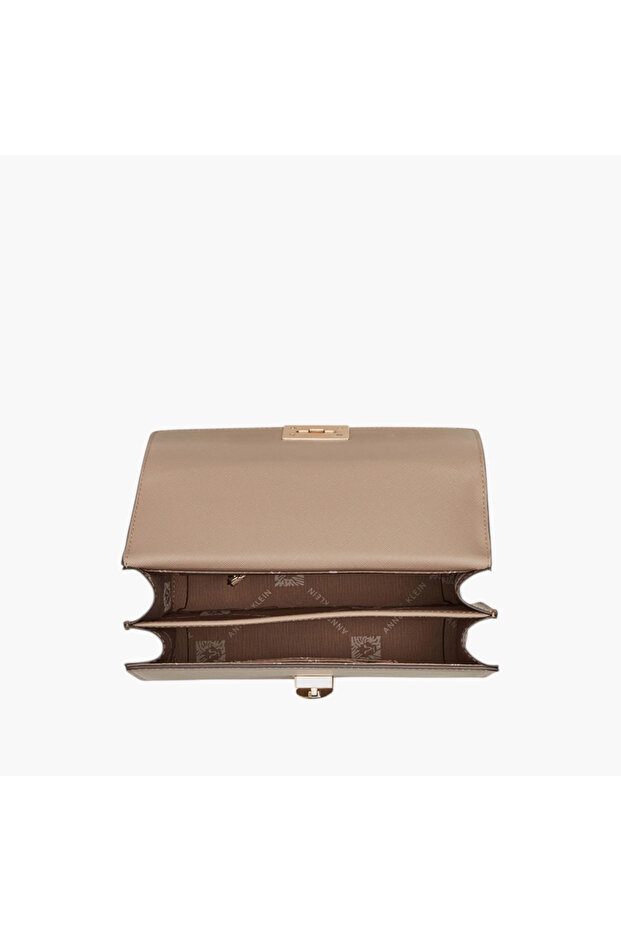 حقيبة كروس صلبة مع حزام سلسلة - 4