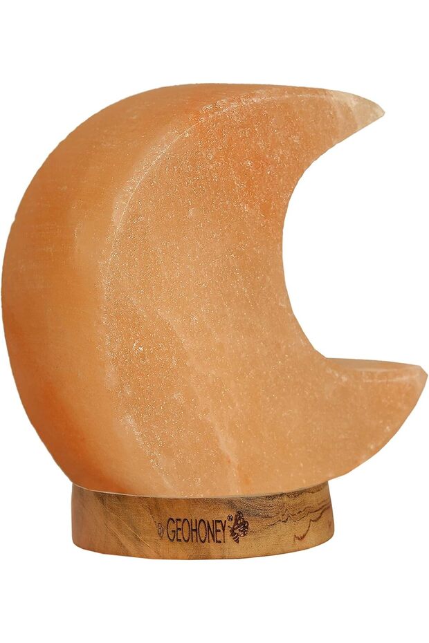 Himalayan Salt Lamp - Half Moon