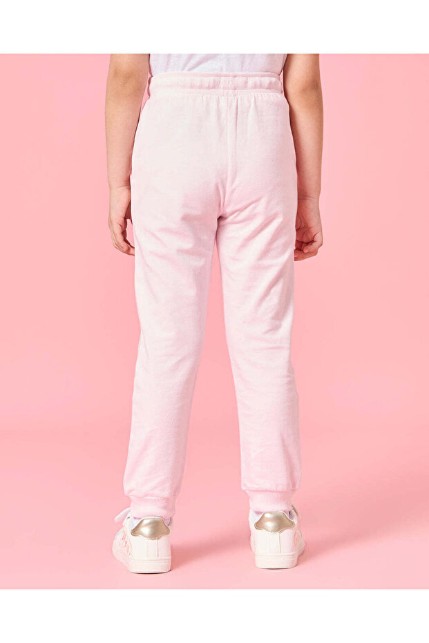 Girls Pink Basic Track Pants - 3