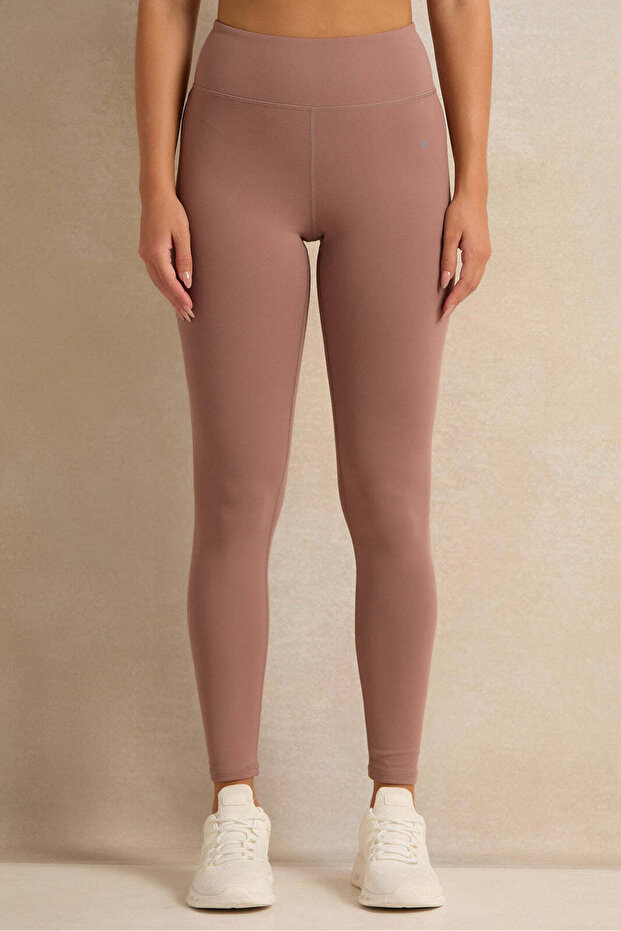 Women Brown Active Leggings