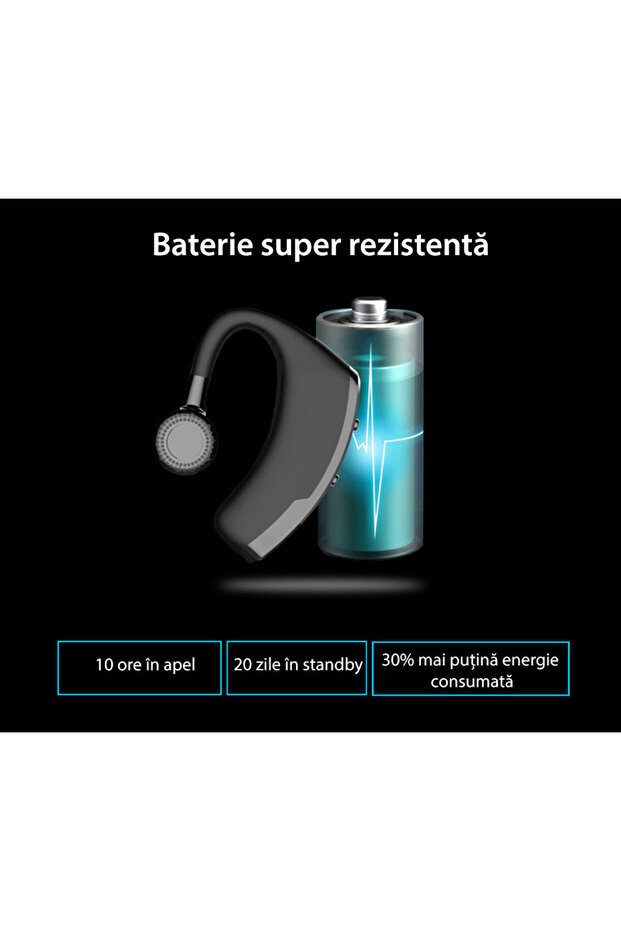 Casca bluetooth Smart Wireless V8 - 6