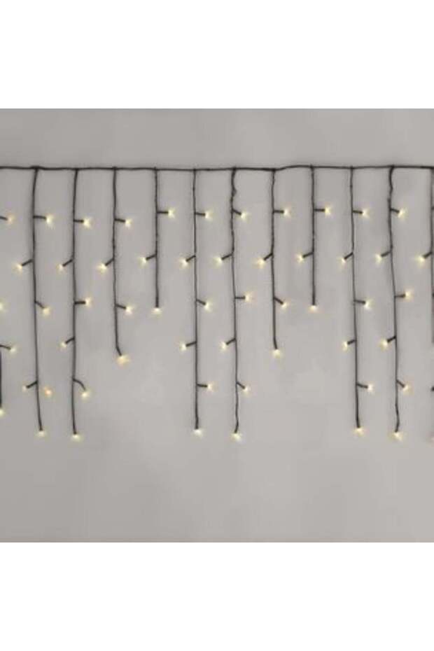 LED Light String with 200 Bulbs, Extendable 7 m - Warm White