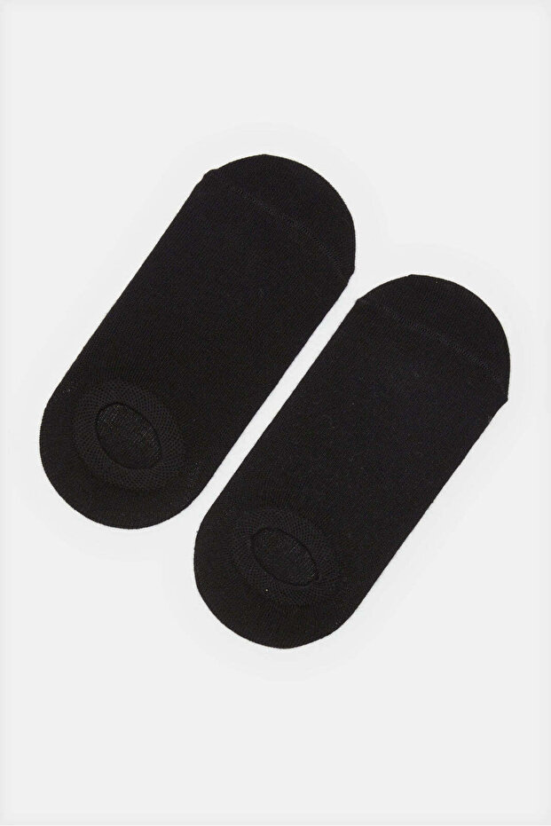 Boys Black Invisible Socks Set (Pack of 2)