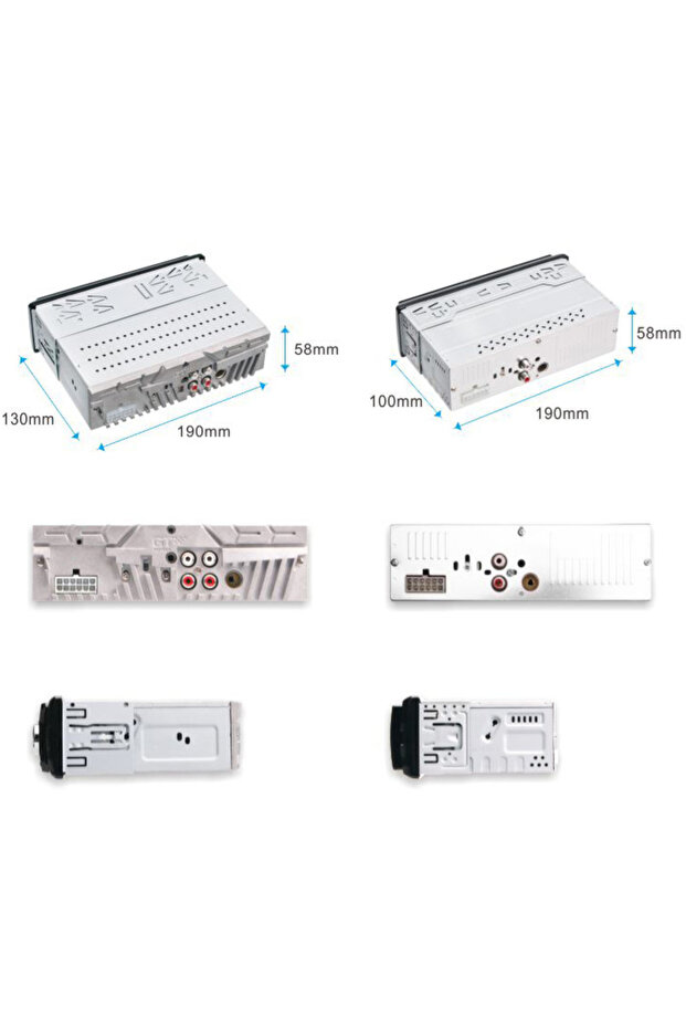 PA6247 car player with LCD display and remote control - 4
