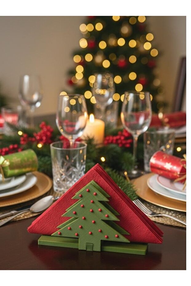 Christmas Concept Pine Tree Napkin Holder