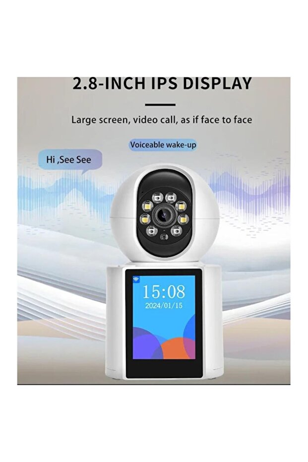 Bidirectional Baby Monitor Camera with Wi-Fi, App Control, Cry & Motion Detection (HYF-V1) - 2