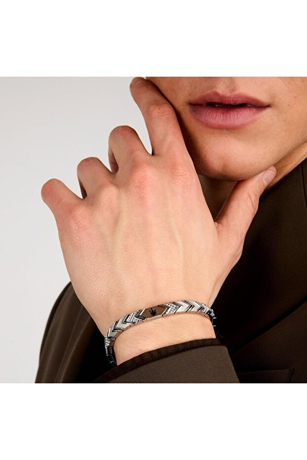 Jm225Avd90 18.5 + 3.5 cm Steel Men's Bracelet