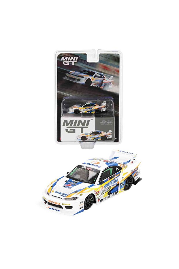 1:64 Nissan Lb-Super Silhouette S15 Silvia 2023 Formula Drift Japan Diecast Model Car Mgt0