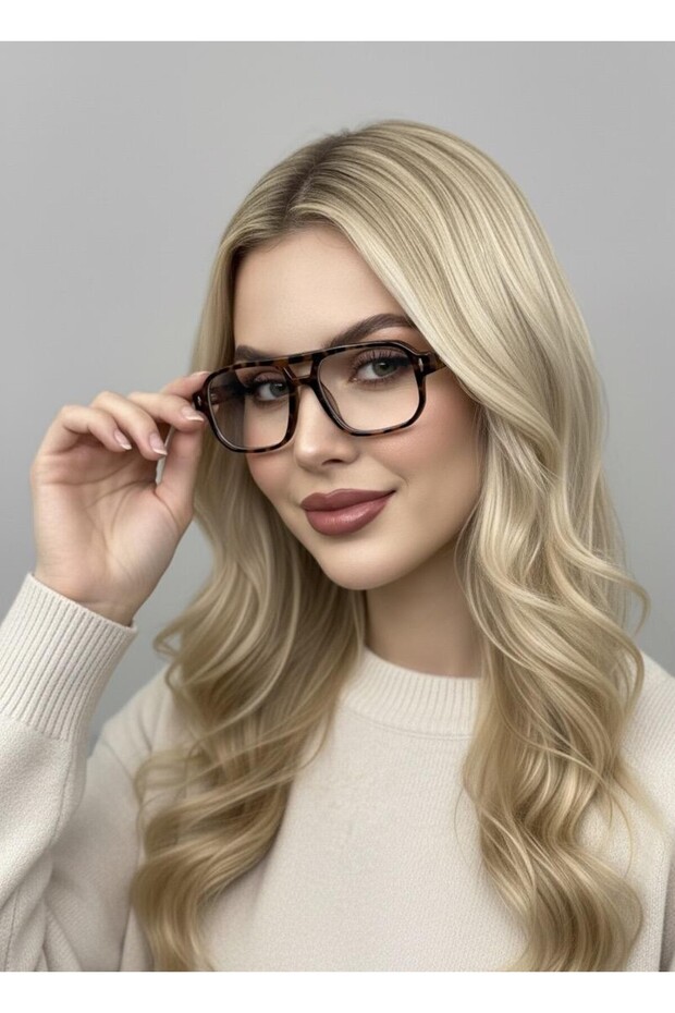 نظارات نسائية للحماية من الضوء الأزرق من بيرلا، لون ليوبارد