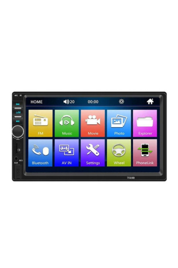 Mp5 player auto bluetooth 7018B 2 x DIN 45 x 4 W 7 inch USB ecran Touchscreen - 3