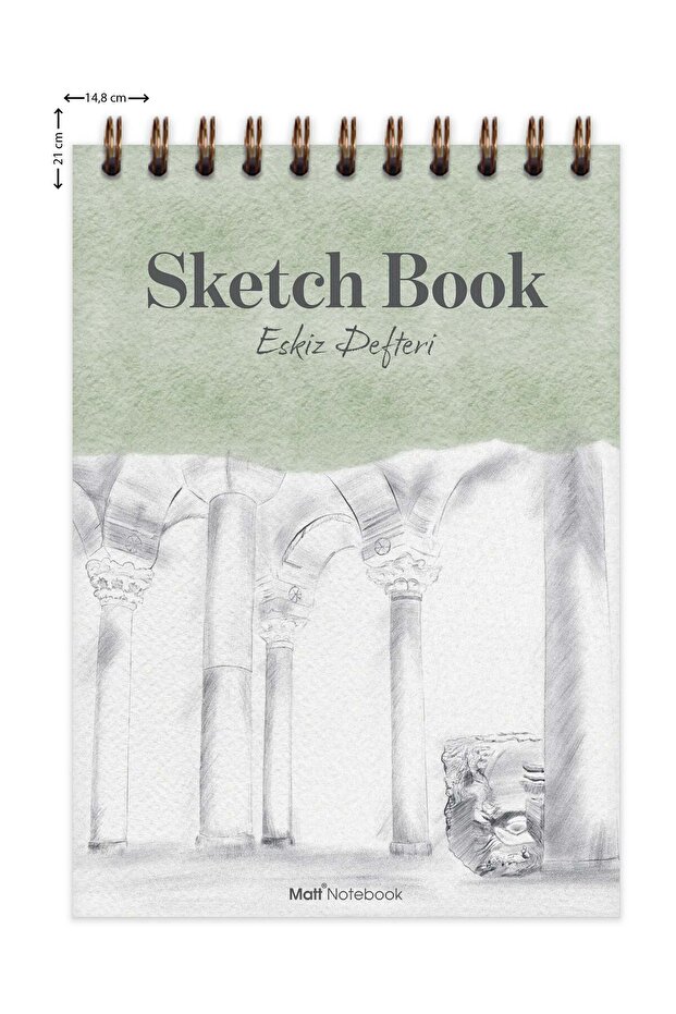 A5 Eskiz Defteri Sketch Book 50 Yaprak 150 gr Kalın Kağıt - 7