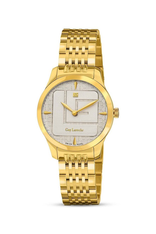 Maxime Watch for Women with Gold Stainless Steel Bracelet 29 mm 5 Atm