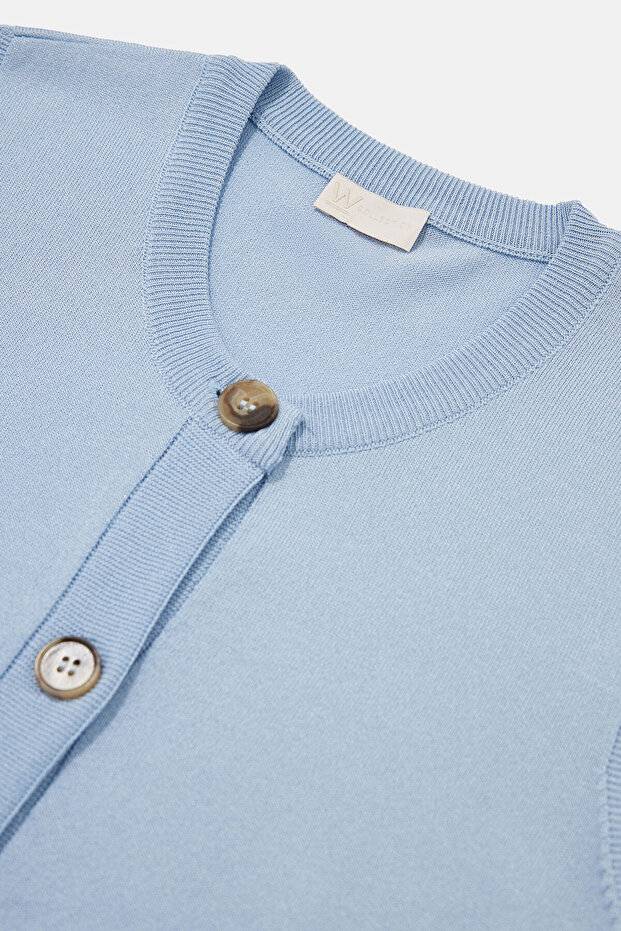 MAVİ KOLSUZ TRİKO - 3