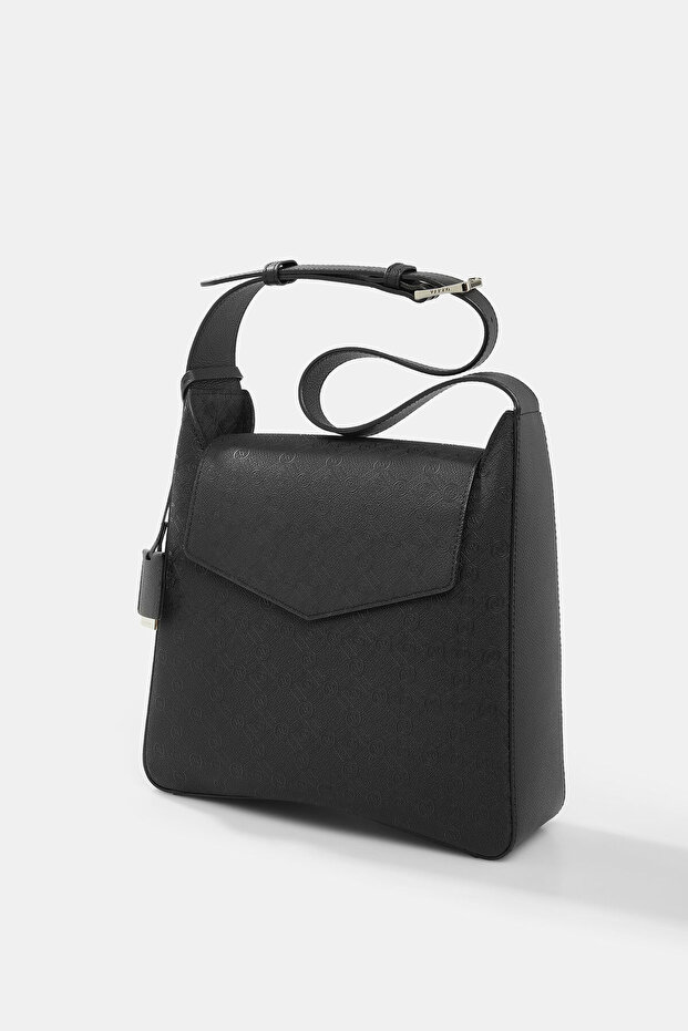 SİYAH MONOGRAM ÇANTA - 5