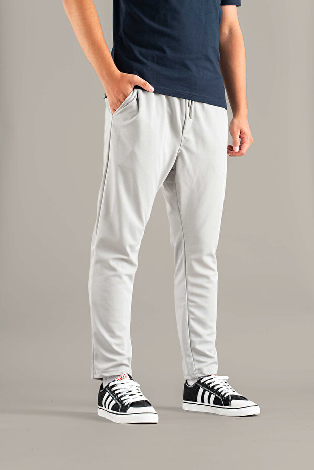 Ανδρικό ελαστικό στη μέση εφαρμοστό Basic Cotton Jogger - 2