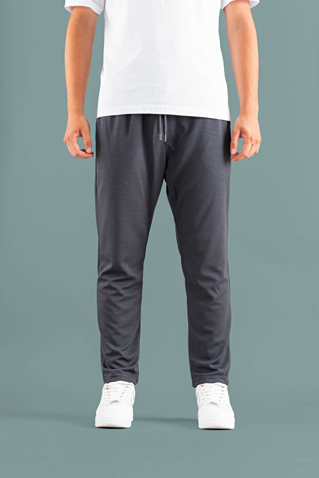 Ανδρικό ελαστικό στη μέση εφαρμοστό Basic Cotton Jogger - 1