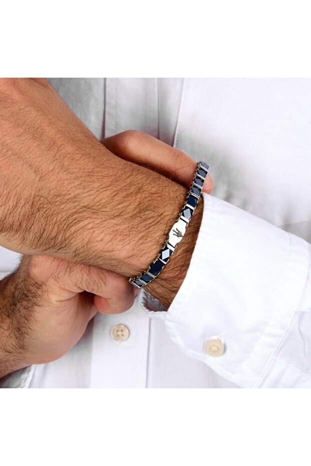 Jm424Atz45 18.5 + 3.5 cm Steel Men's Bracelet