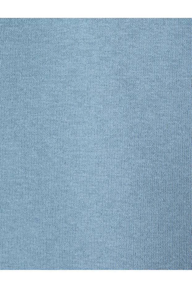 Şardonlu Pamuk Karışımlı Basic Kapşonlu Sweatshirt - 6