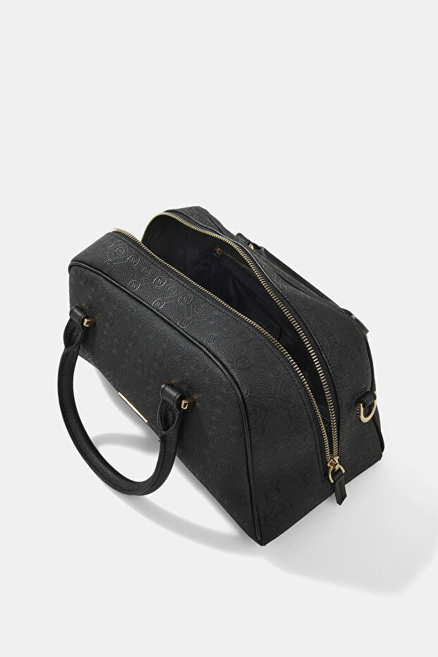 SİYAH MONOGRAM ÇANTA - 7