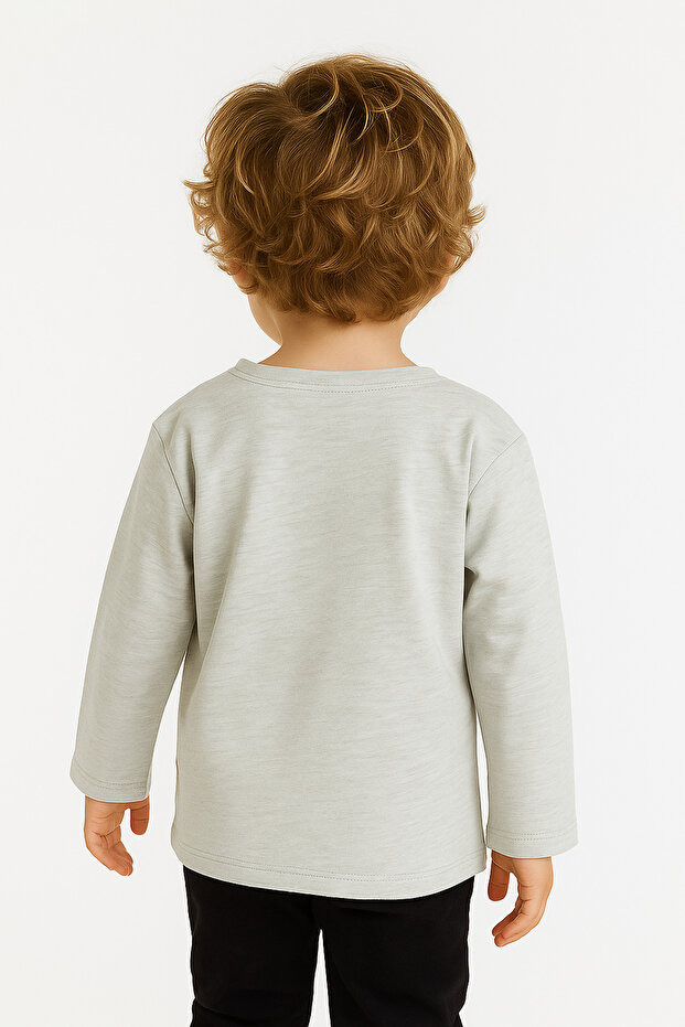 سترة رياضية أساسية للأولاد بأزرار أمامية - 2