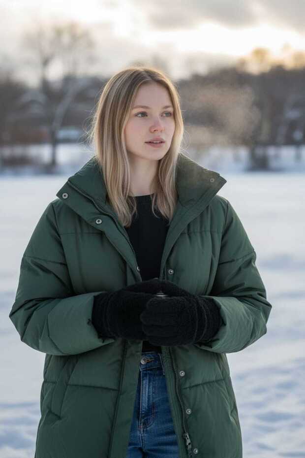 Kadın Tiftik Eldiven - 1