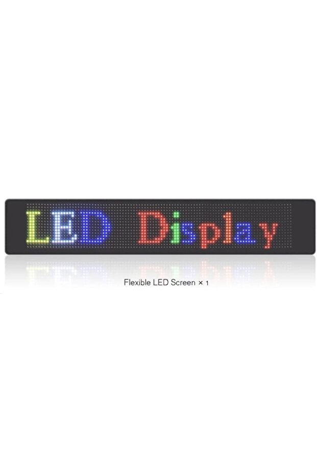 LED car display panel with flexible RGB LED programmable via Bluetooth - 8