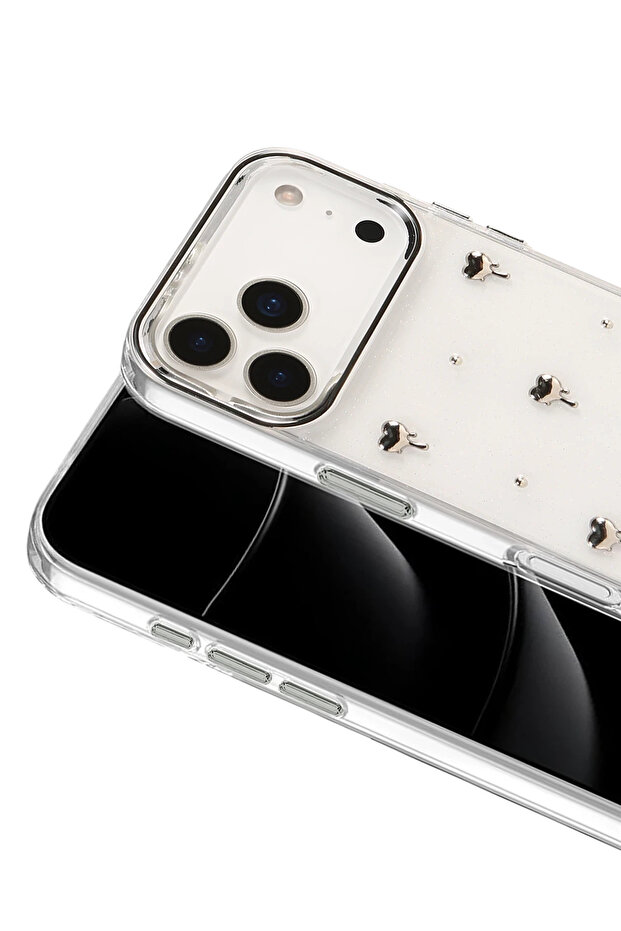 Sptrns Apple iPhone 17 Pro Max Bow Pattern Cover - (223845) Pattern 1 - 2