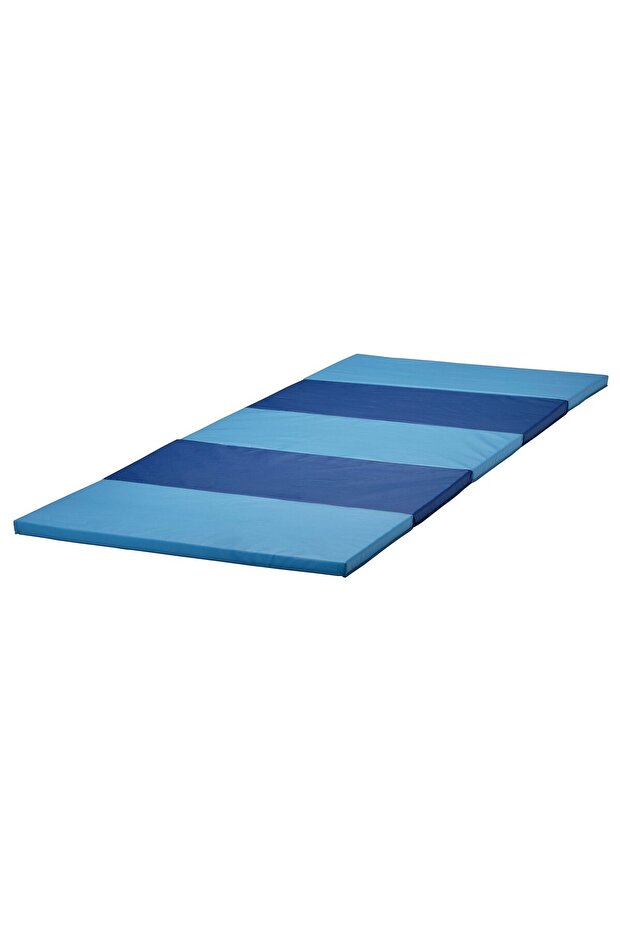 PLUFSIG Folding gym mat, blue, 78 x 185 cm