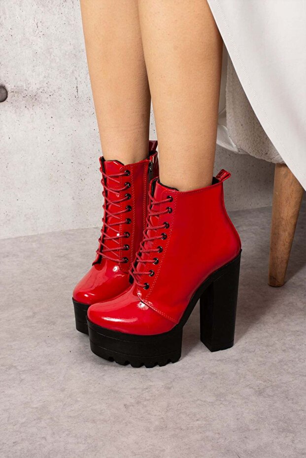 Doenow Topuklu Deri Bot - 2