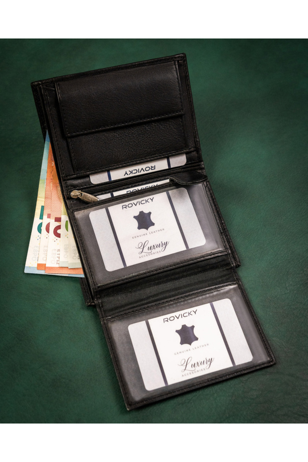 Men's leather wallet without external clasp - Always Wild - 8