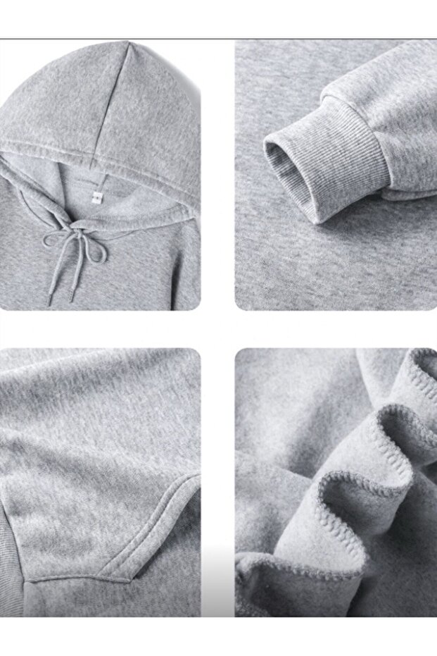 kapüşonlu sweatshirt - 4