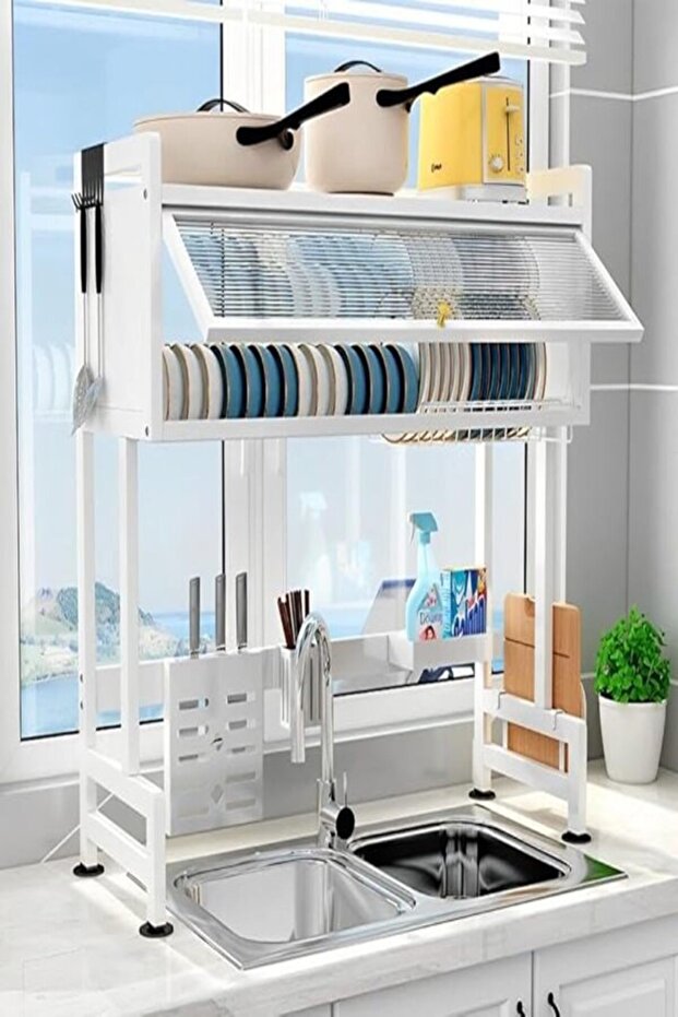 Twinkle Mart - Over The Sink Dish Drying Rack,Cabinet Sink Rack,Over The Counter Dish Drying Rack