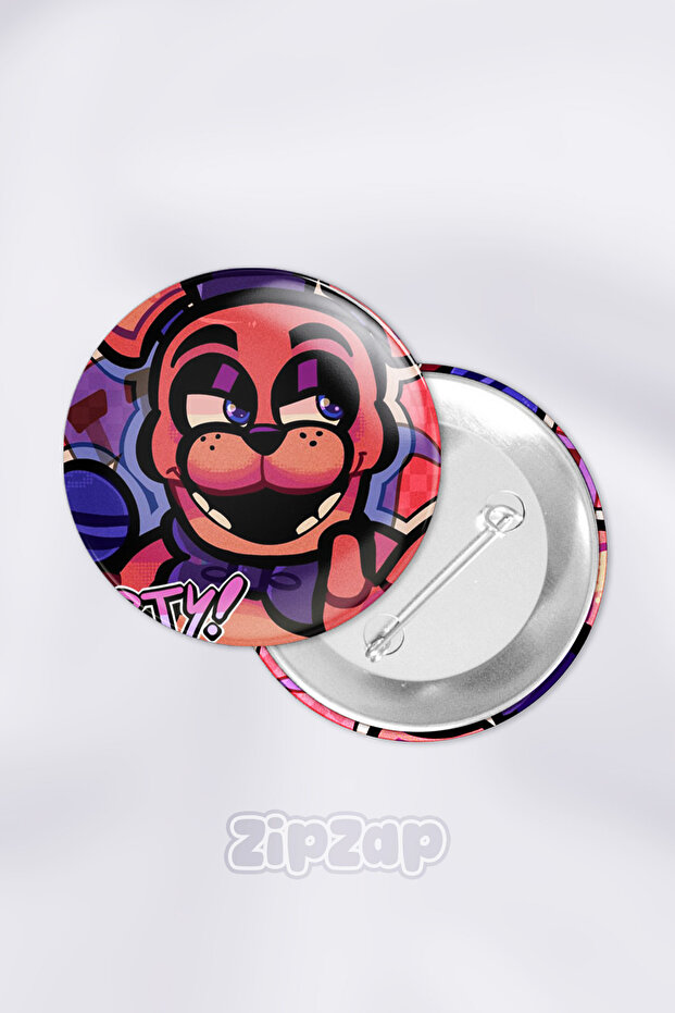 Five Nights at Freddy's Video Game Bag Ornament Pin Button Badge Set (1 Pcs)