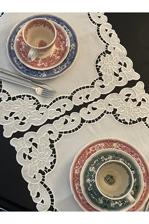 Delikiş Çiçek Servis Peçetesi Kare 2li - 3