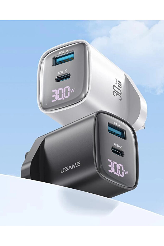 شاحن يدعم الشحن السريع بقدرة 30 وات