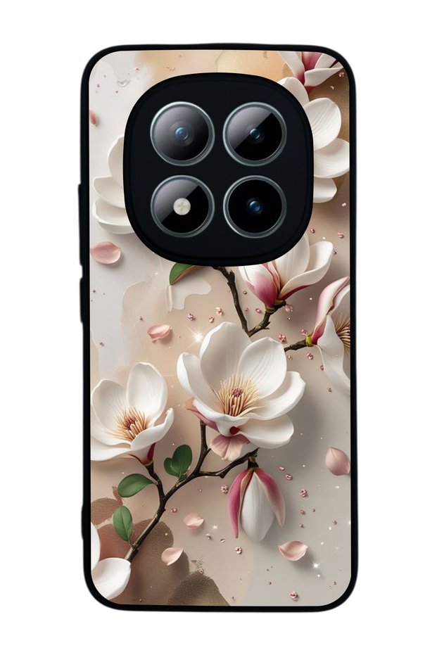 Redmi Note 15 Pro 4g Compatible Printed , Matte Black, Soft Silicone, Protective, Shock Absorbing Cover, Case